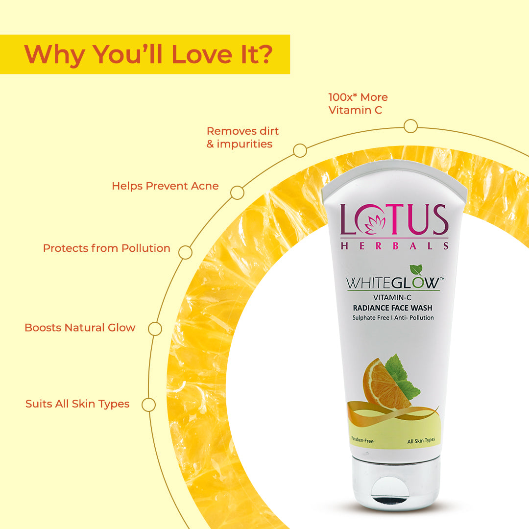 WhiteGlow Vitamin-C Radiance Facewash