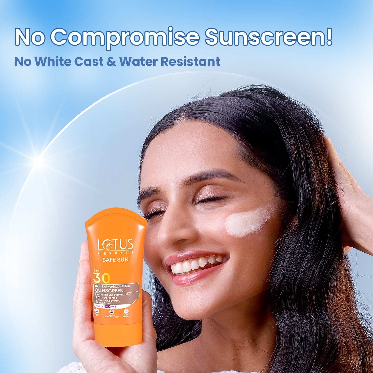 SAFE SUN Skin Lightening SUNSCREEN SPF-30 50g