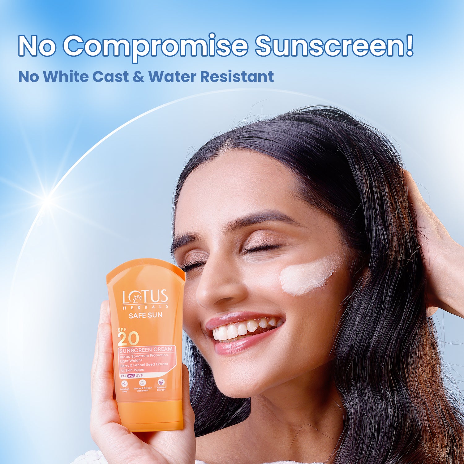 Safe Sunscreen Cream PA+ SPF 20