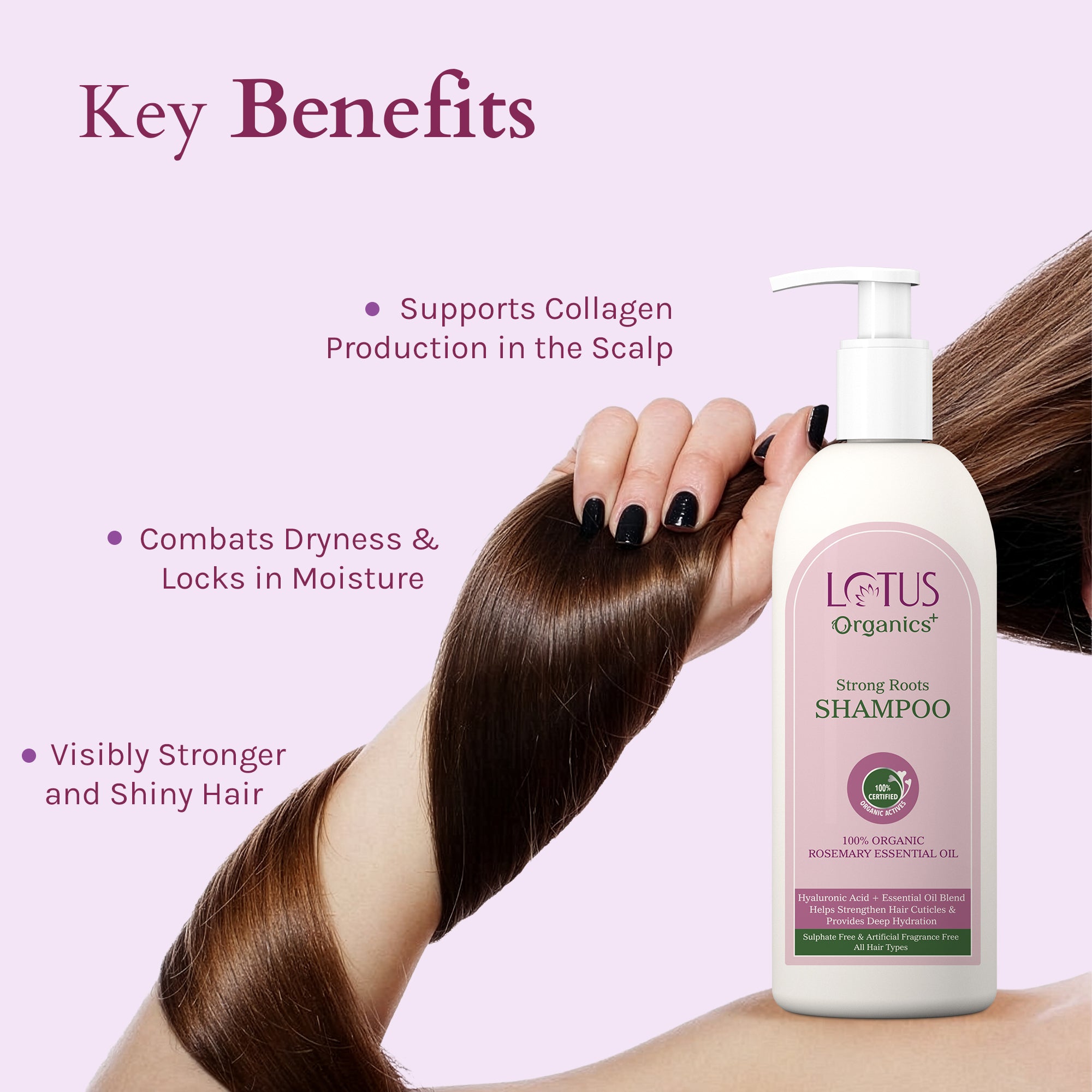 Lotus Organics+ Strong Roots Shampoo