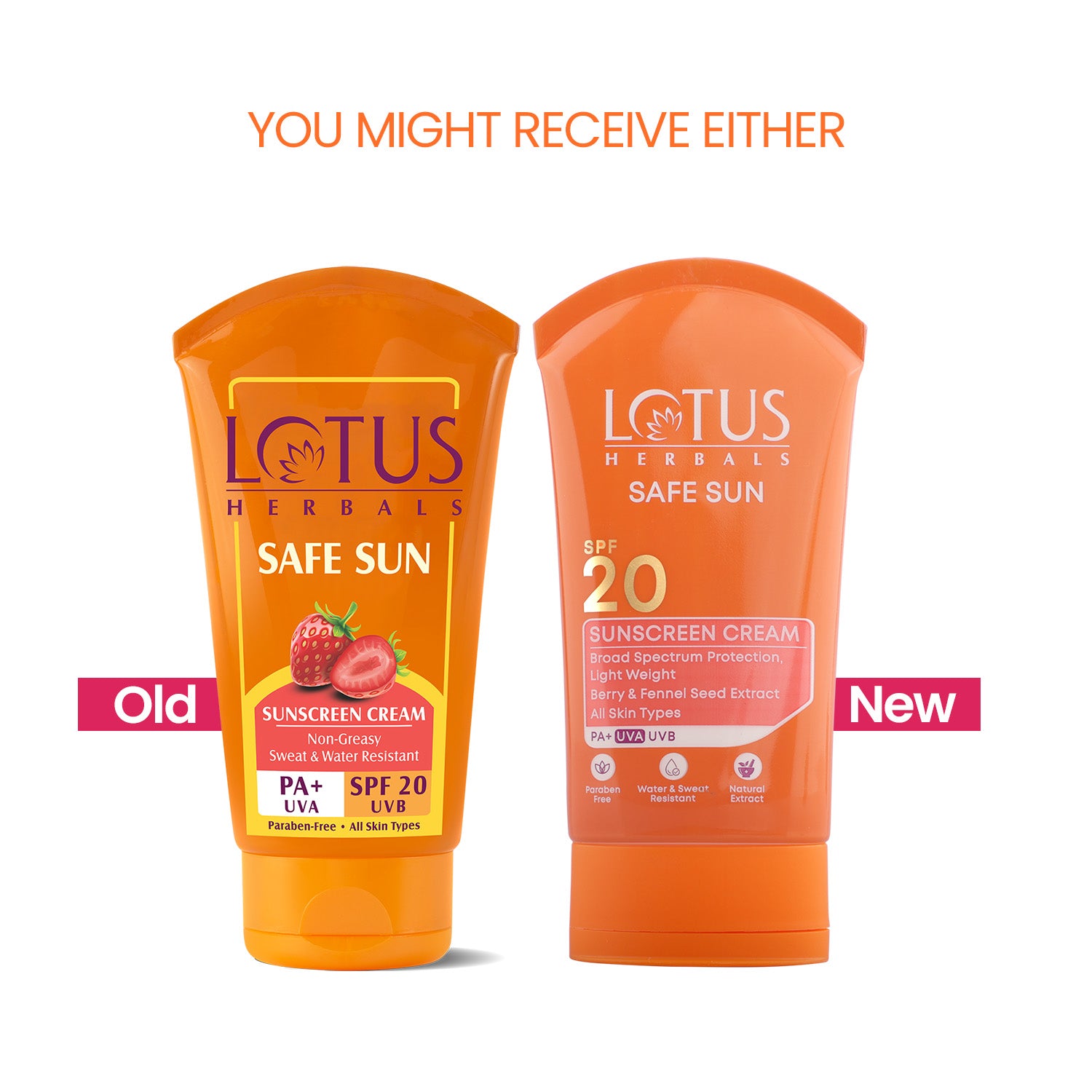 Safe Sunscreen Cream PA+ SPF 20