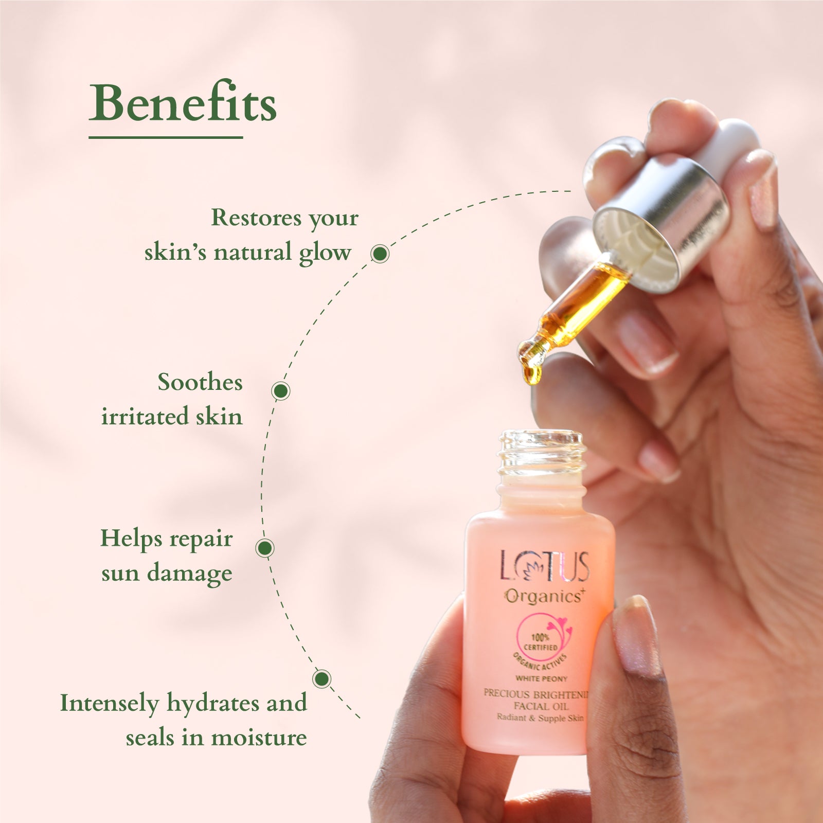 Lotus Organics+ Precious Brightening Facial Oil