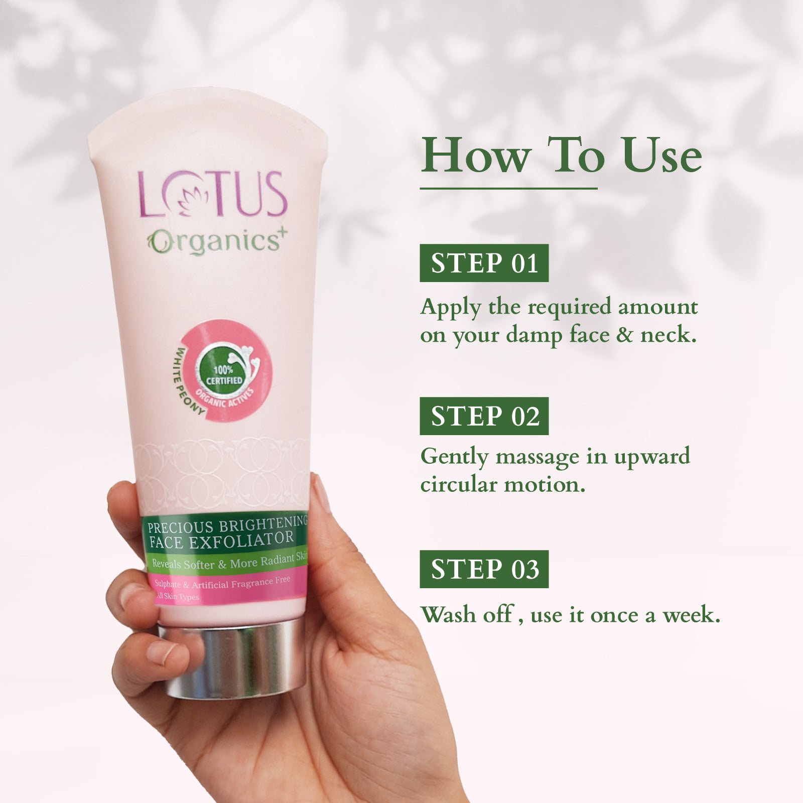 Lotus Precious Brightening Face Exfoliator