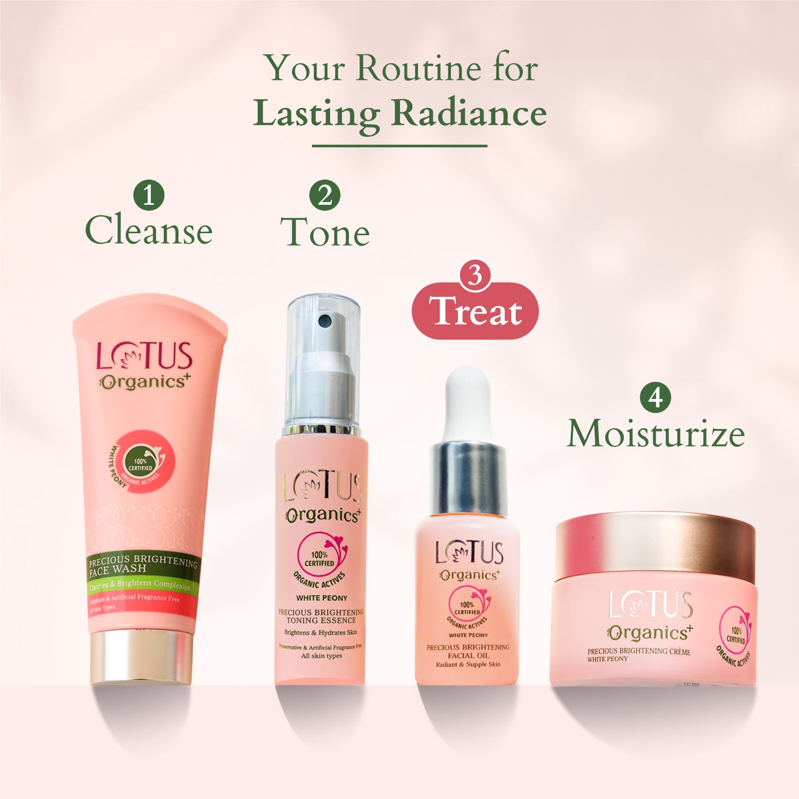 Lotus Organics+ Precious Brightening Facial Oil