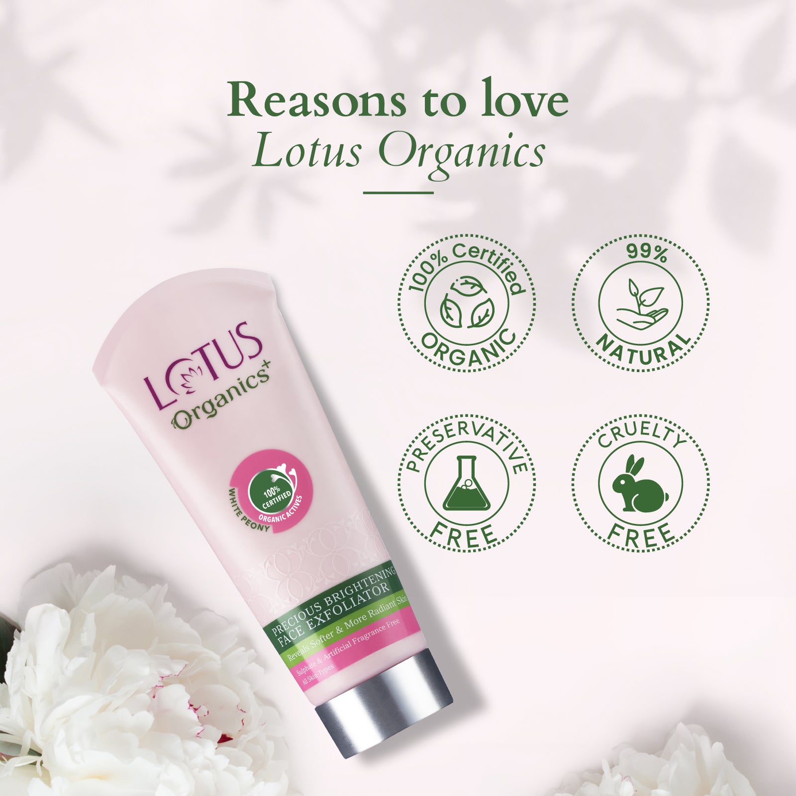Lotus Precious Brightening Face Exfoliator
