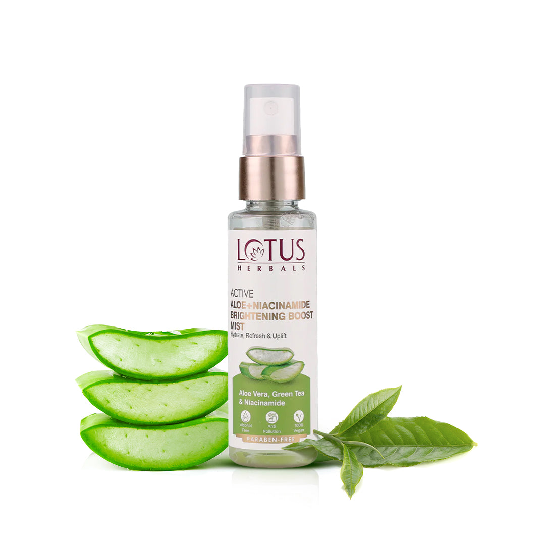 Lotus Herbals Active Aloe + Niacinamide Brightening Boost Mist Online in  India