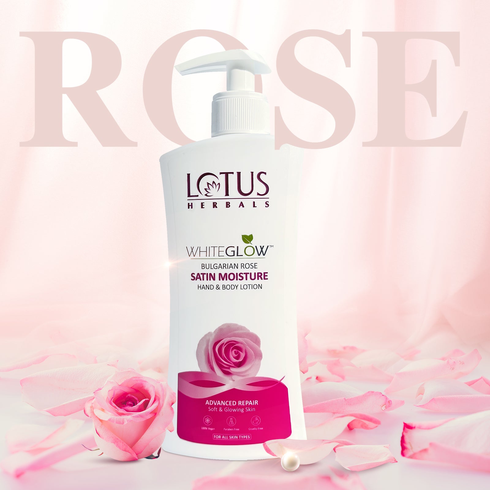 WhiteGlow Satin Moisture Hand & Body Lotion