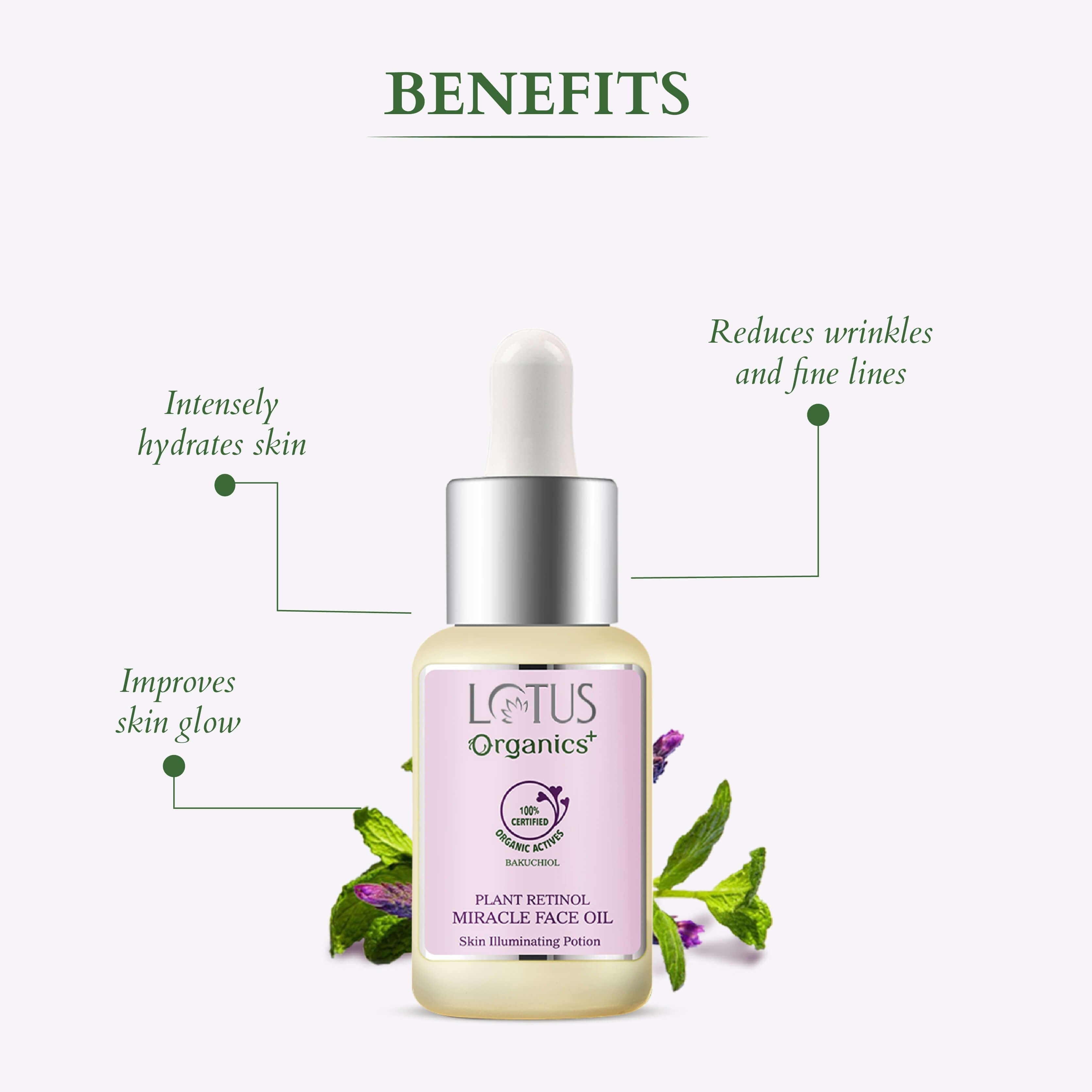 Bakuchiol Plant Retinol Miracle Face Oil