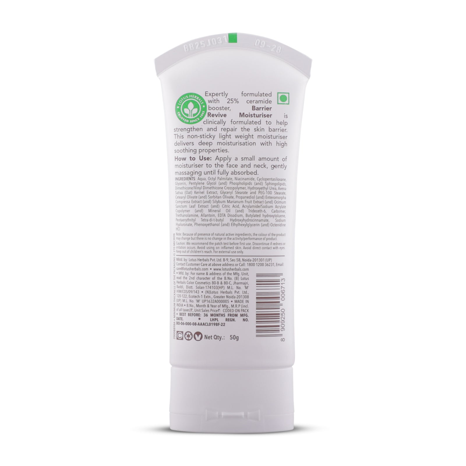 DermaBotanics Barrier Revive Moisturiser
