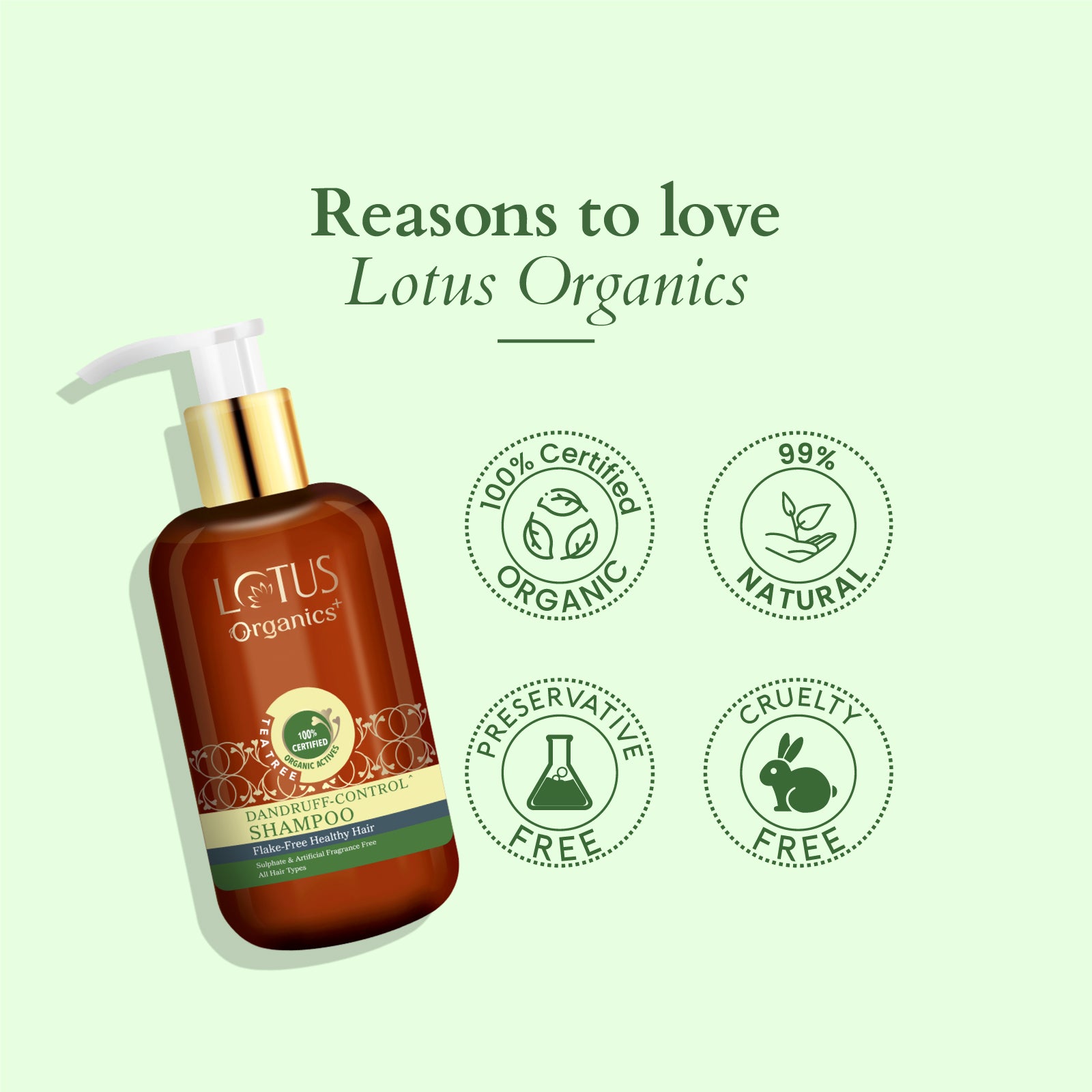 Lotus Chemical-Free Anti-Dandruff Shampoo