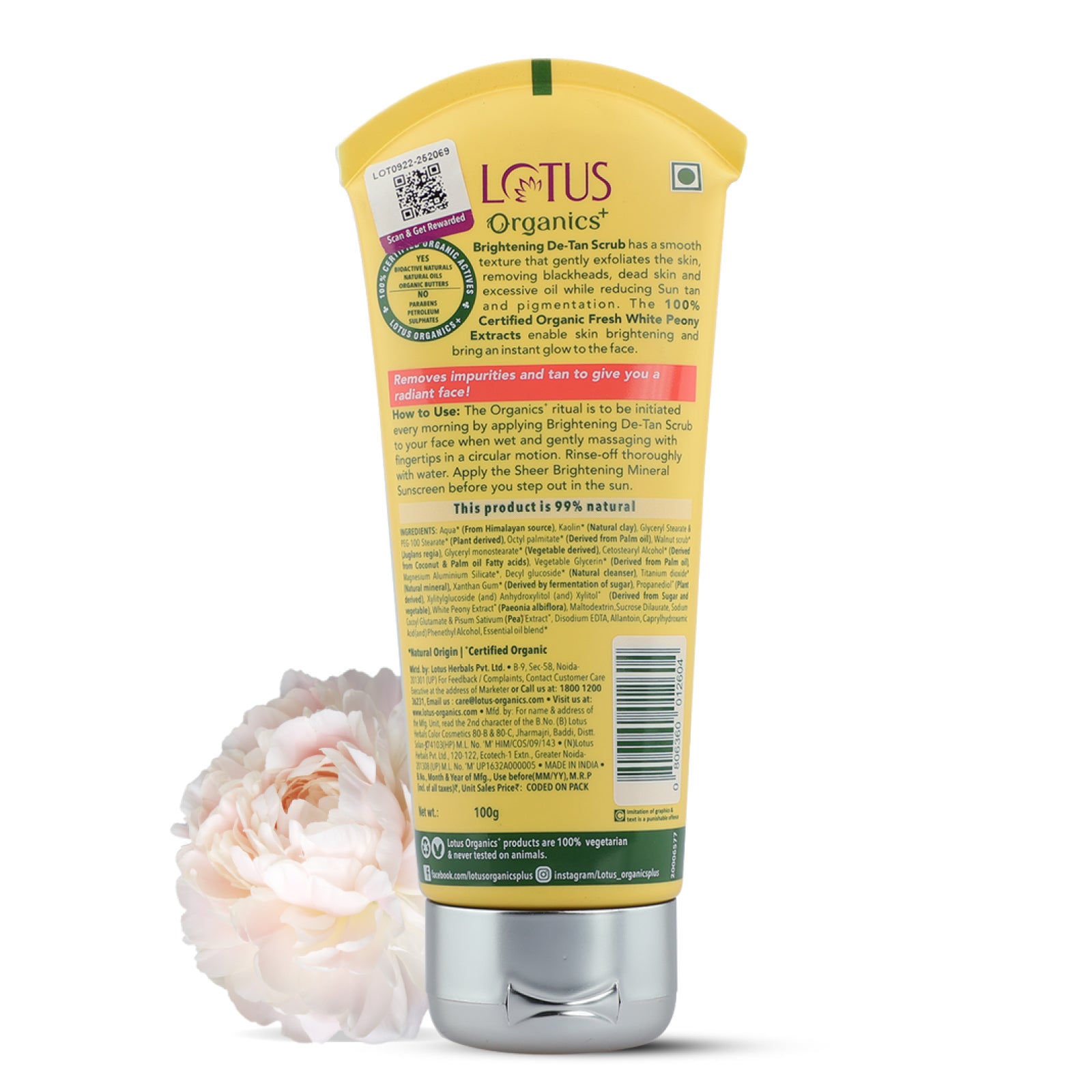 Brightening De-Tan Scrub