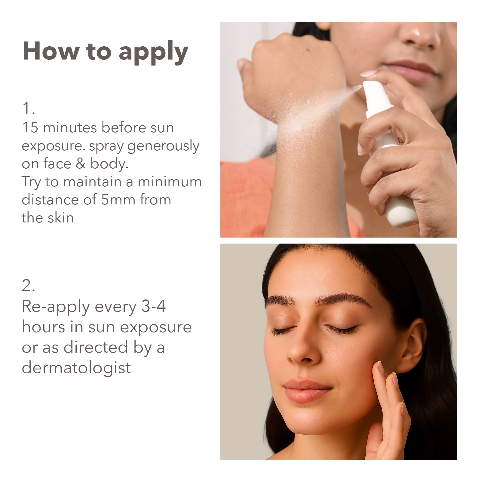 Derma Botanics UV aqua sunscreen spray SPF 50+