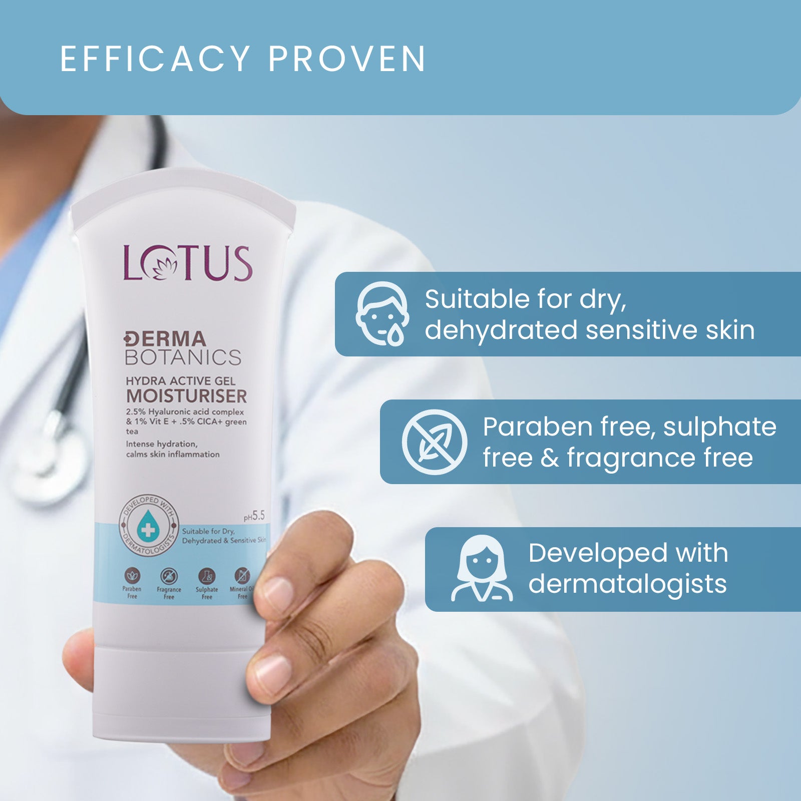 DermaBotanics Hydra Active Gel Moisturiser