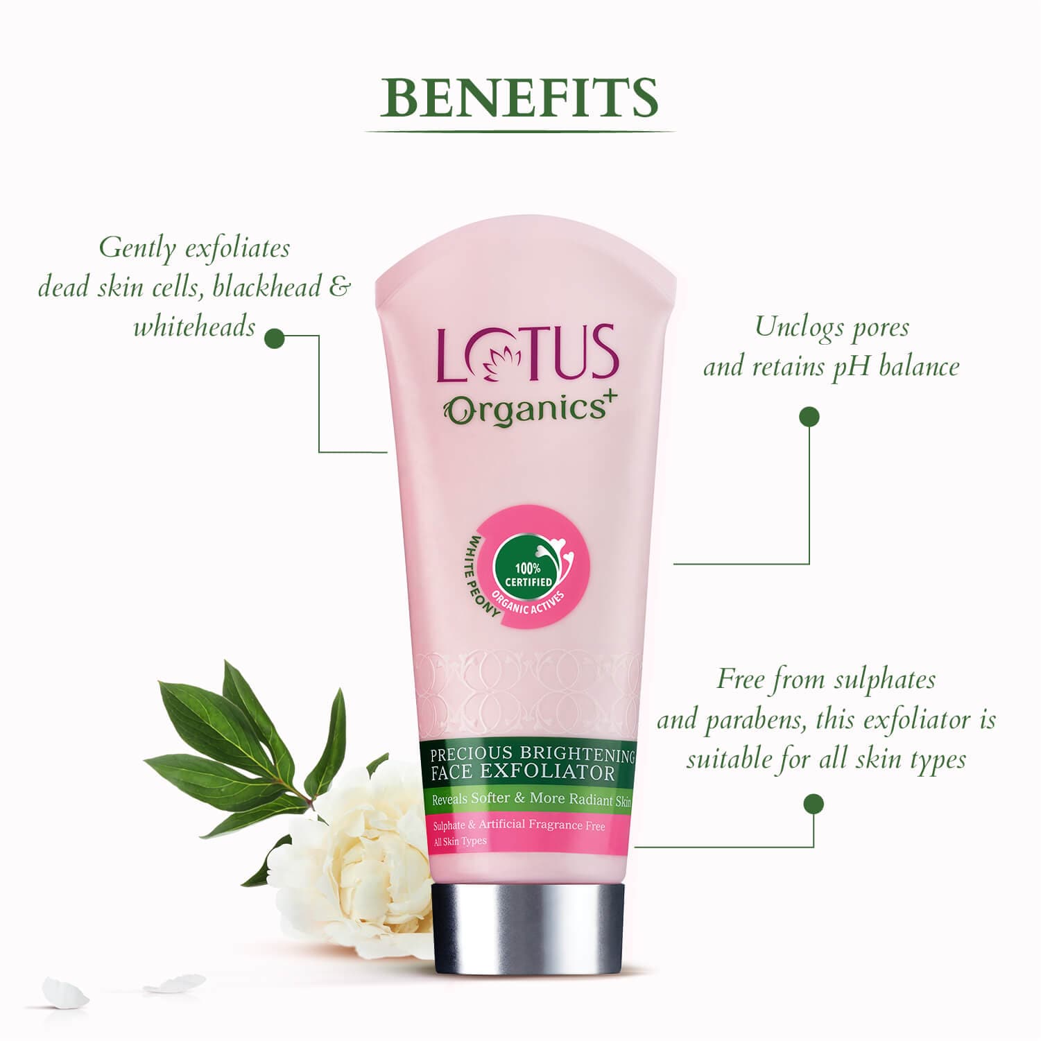 Precious Brightening Face Exfoliator ShopLotusOrganic
