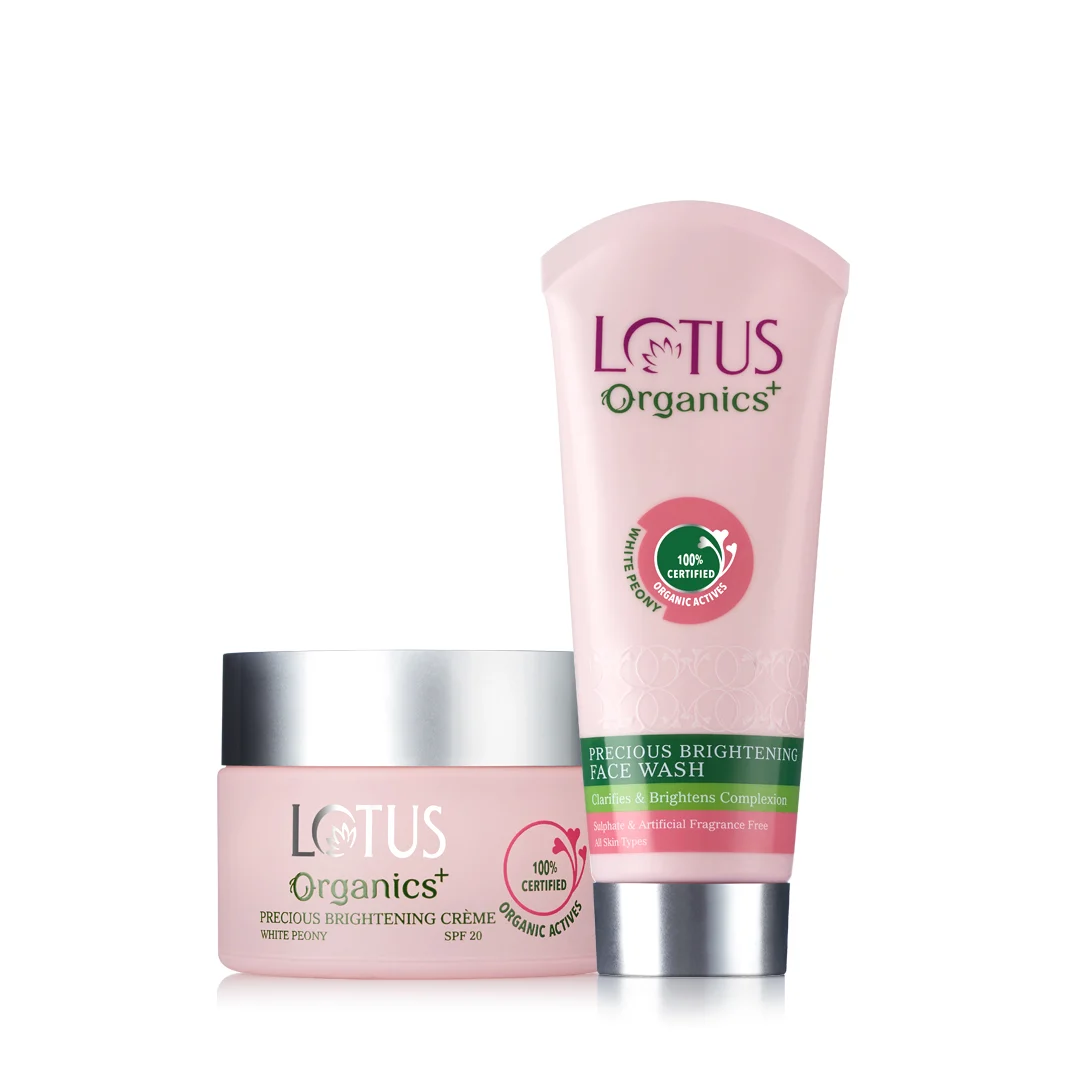Precious Brightening Facewash & Creme Collection ShopLotusOrganic