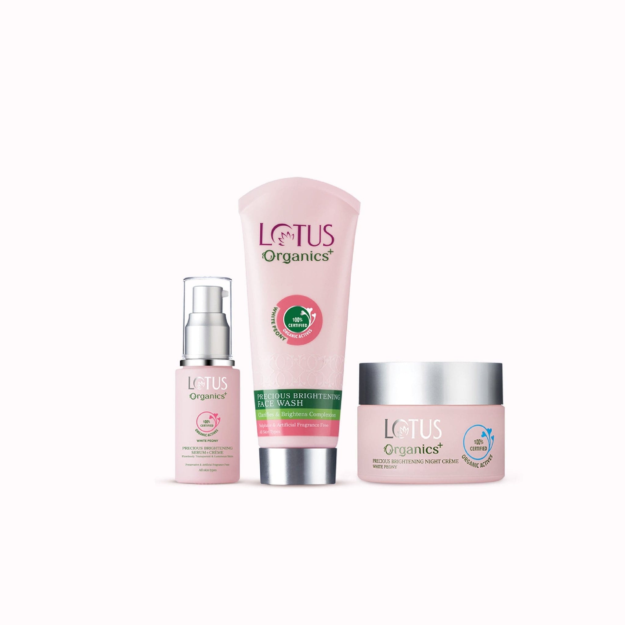 Precious Brightening Overnight Indulgence Regime | lotus-organics.com