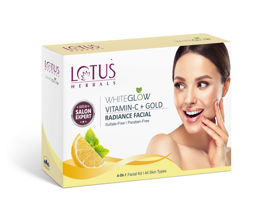 WhiteGlow Vitamin C + Gold Radiance Facial Kit(4 in 1)
