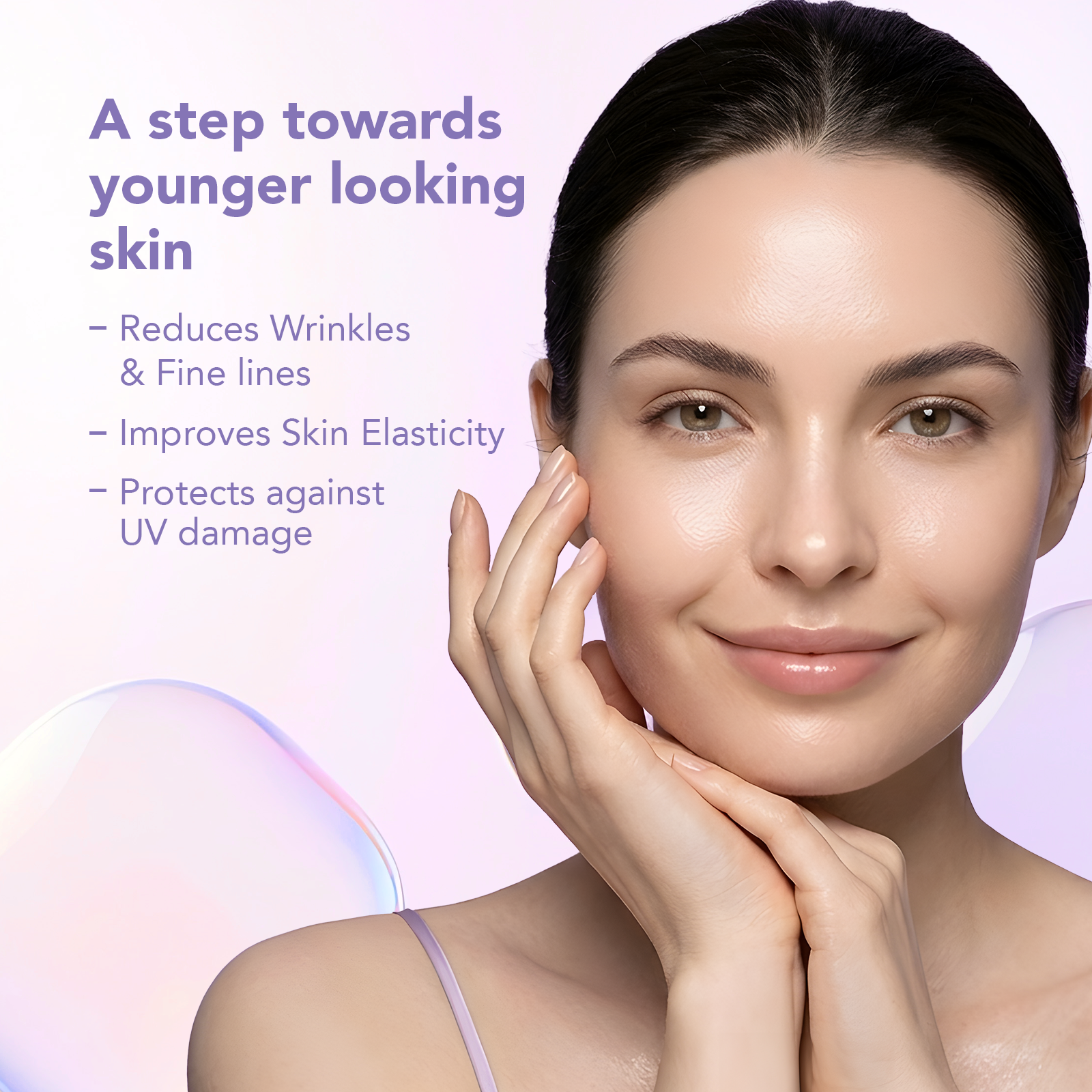 Lotus Herbals Collagen Boost 6-Step Skin Lift Facial Kit with Plant Collagen + Copper tripeptide