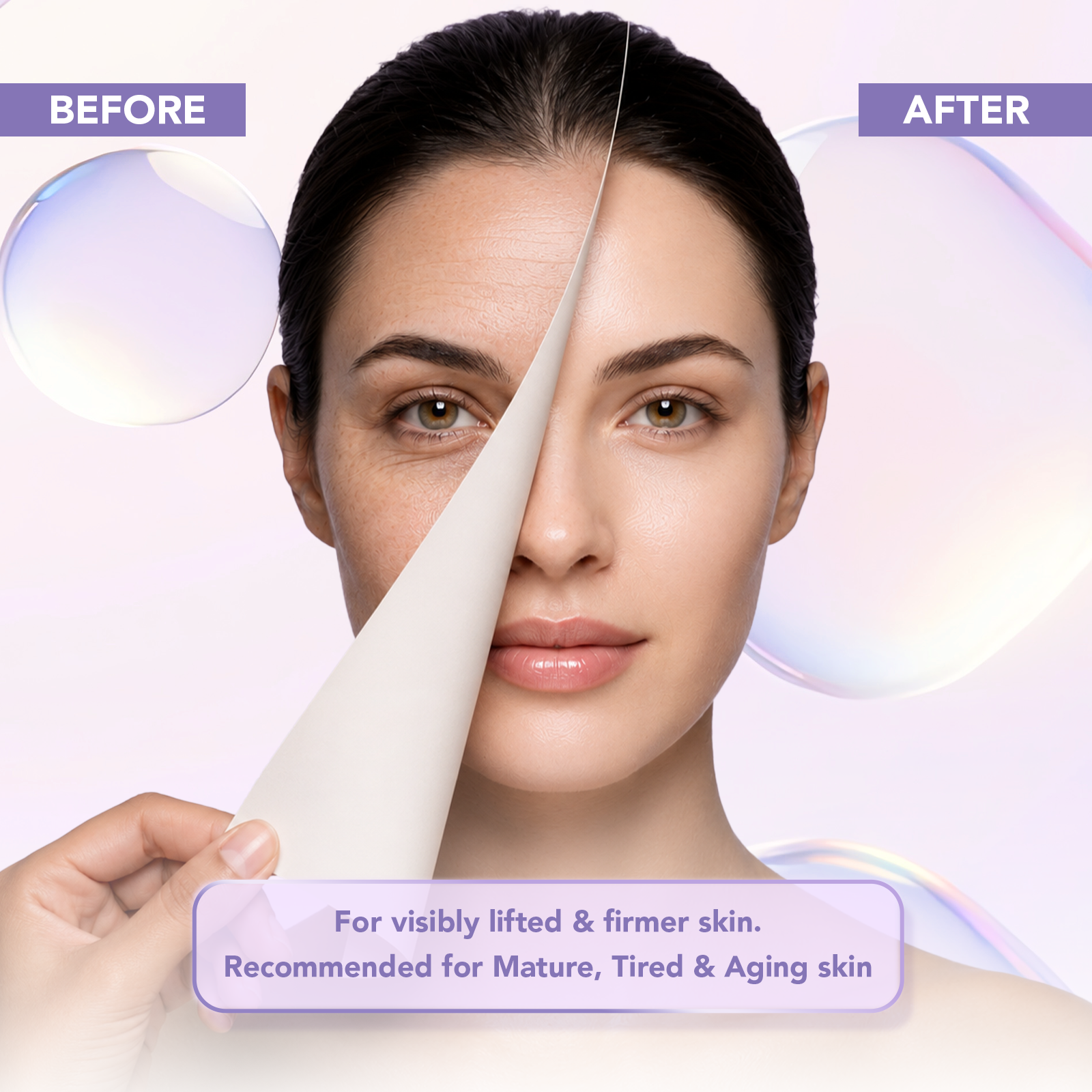 Lotus Herbals Collagen Boost 6-Step Skin Lift Facial Kit with Plant Collagen + Copper tripeptide