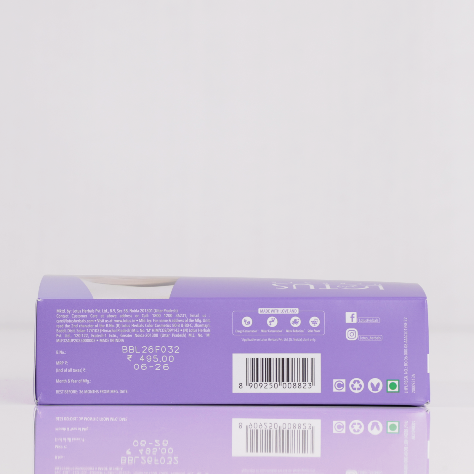 Lotus Herbals Collagen Boost 6-Step Skin Lift Facial Kit with Plant Collagen + Copper tripeptide