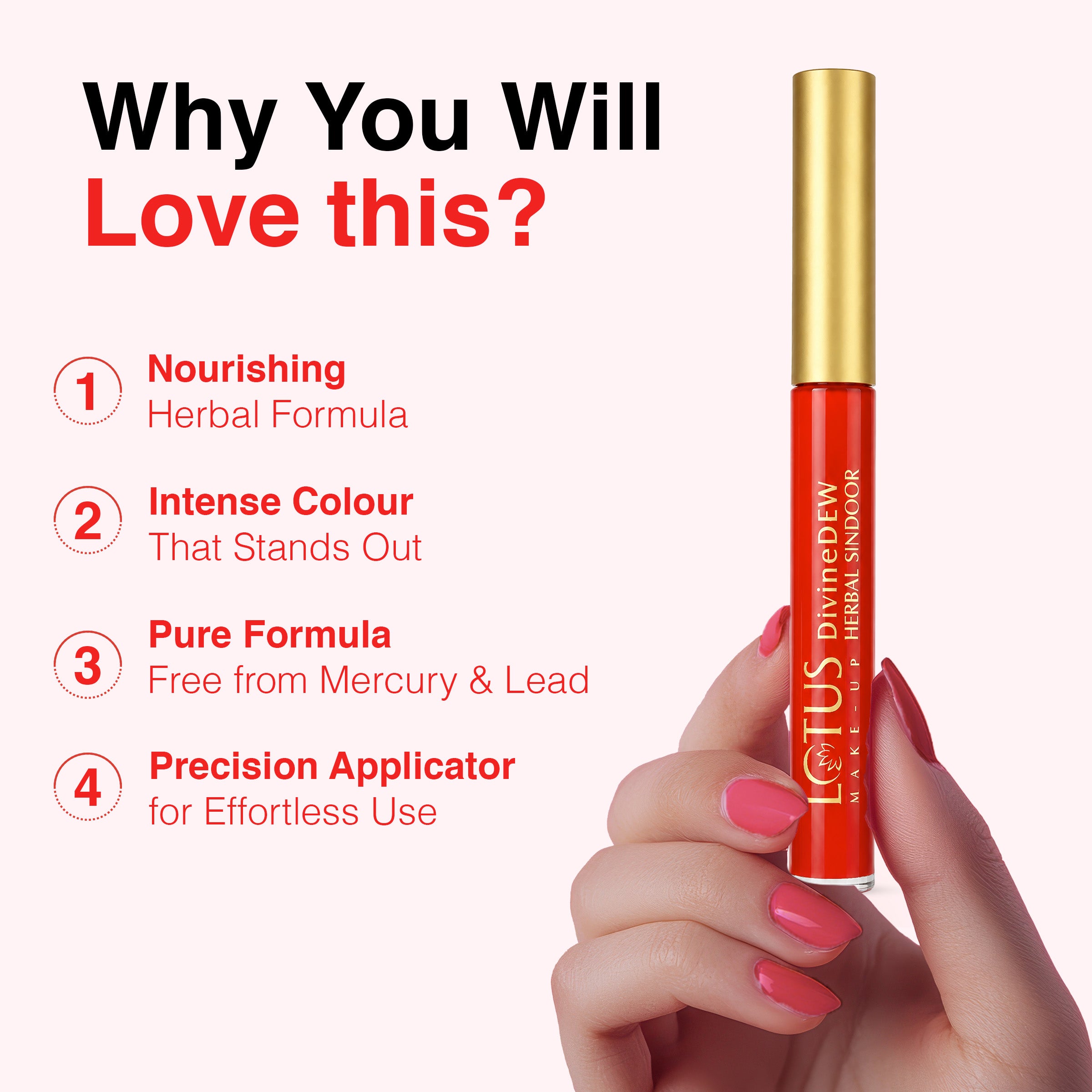 Divine Dew Herbal Sindoor - Love Drop