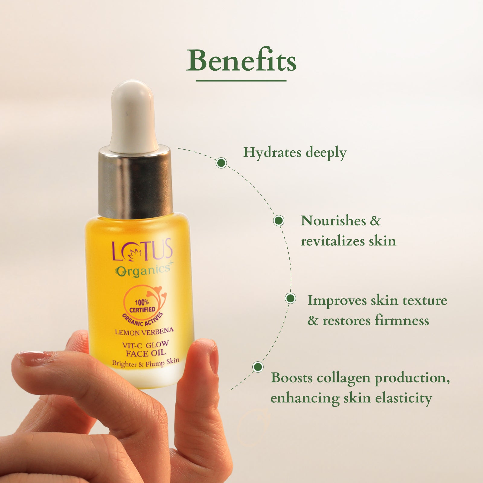 Lotus Organics+ Vit - C Glow Face Oil