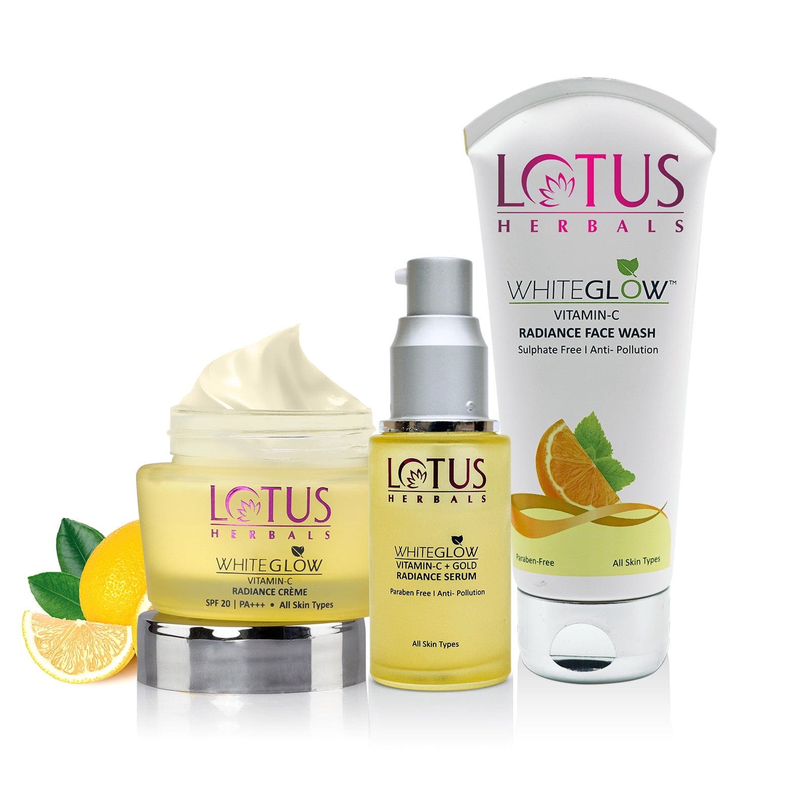 WhiteGlow Vitamin-C + Gold Radiance Regime