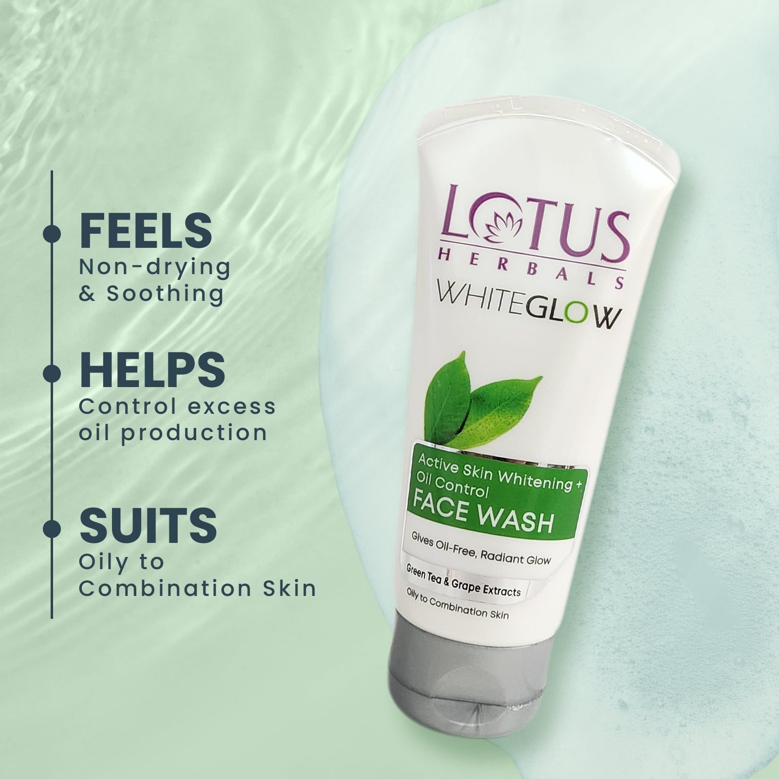 WhiteGlow Skin Brightening + Oil Control Facewash