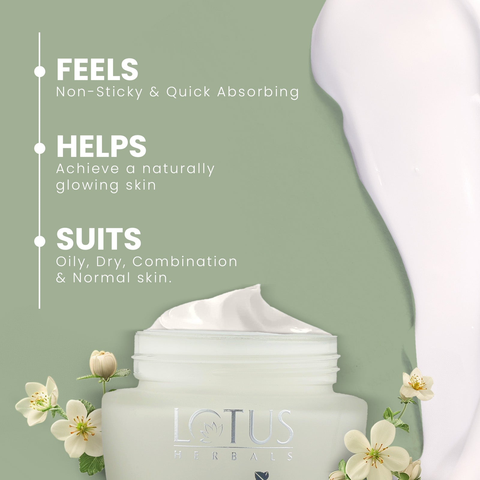 WhiteGlow Skin brightening Gel Cream SPF 25 PA+++