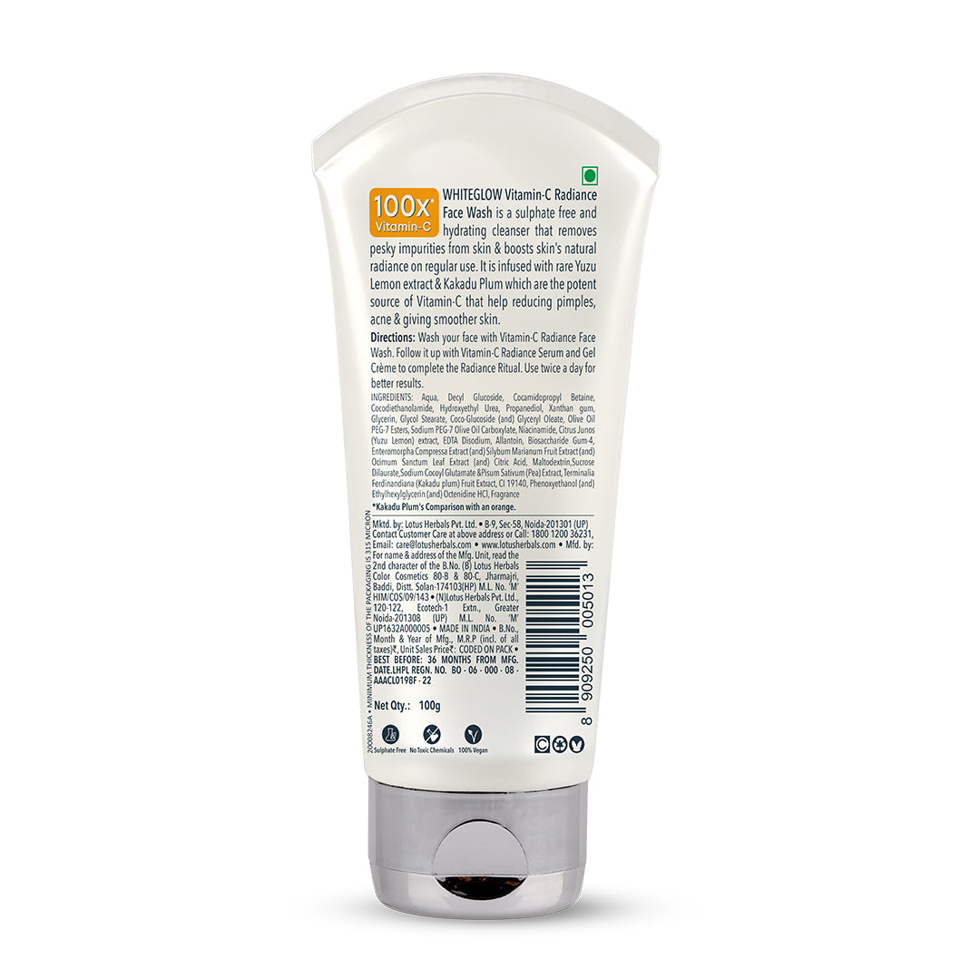 WhiteGlow Vitamin-C Radiance Facewash