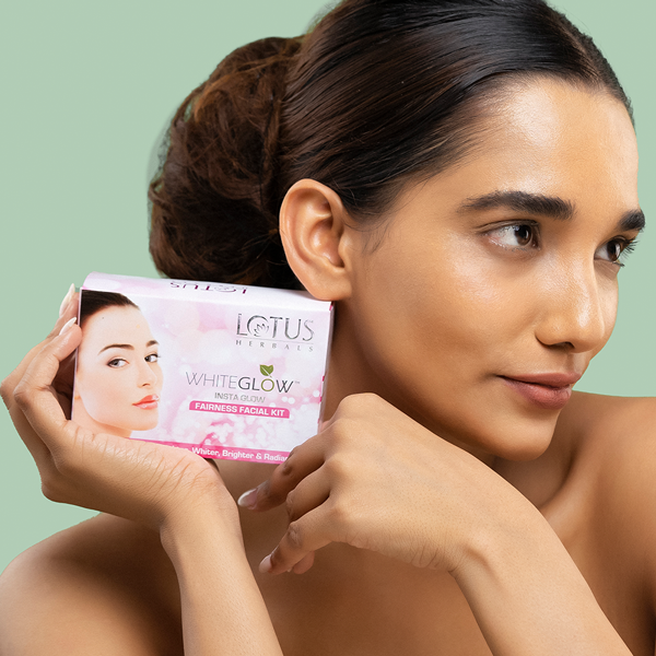 WhiteGlow Insta Glow Fairness Facial Kit - Lotus Herbals