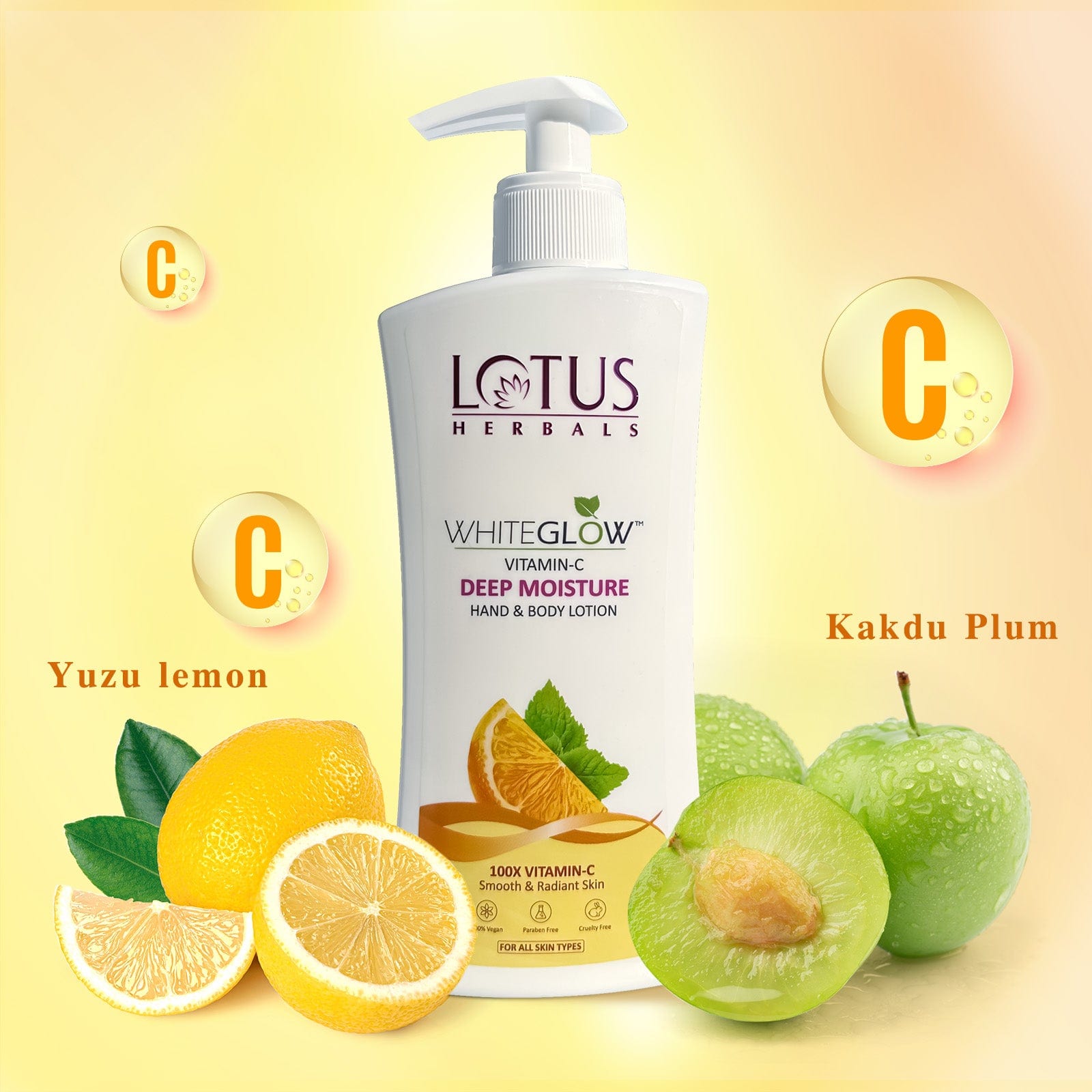WhiteGlow Vitamin C Deep Moisture Hand & Body Lotion