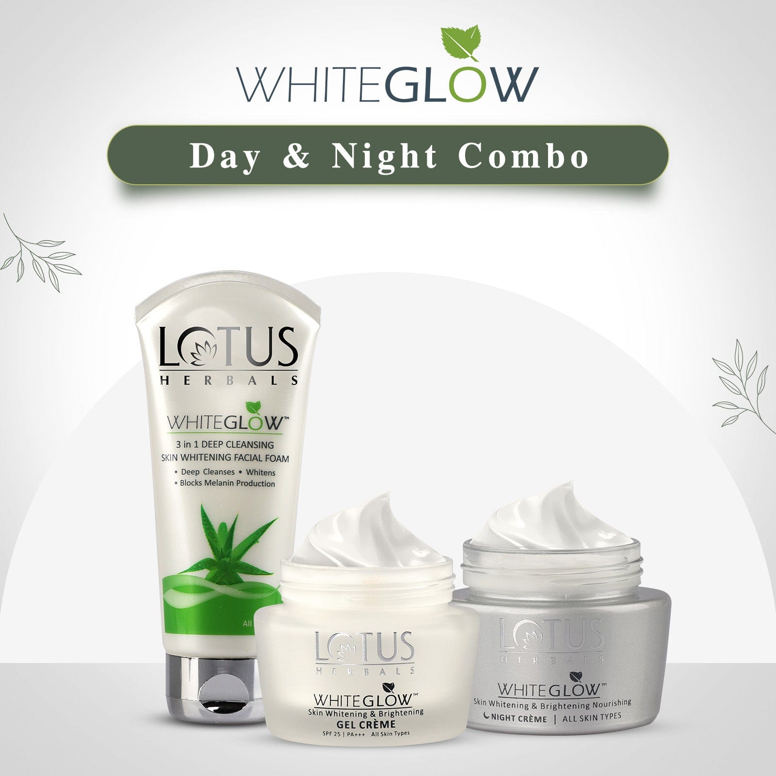 Lotus Herbals Whiteglow Day & Night Combo