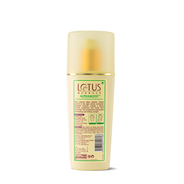 Lotus Alphamoist Skin Renewal Oil Free Moisturiser