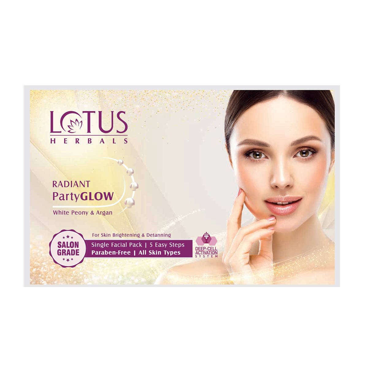 Radiant Party Glow White Peony and Argan Facial Kit
