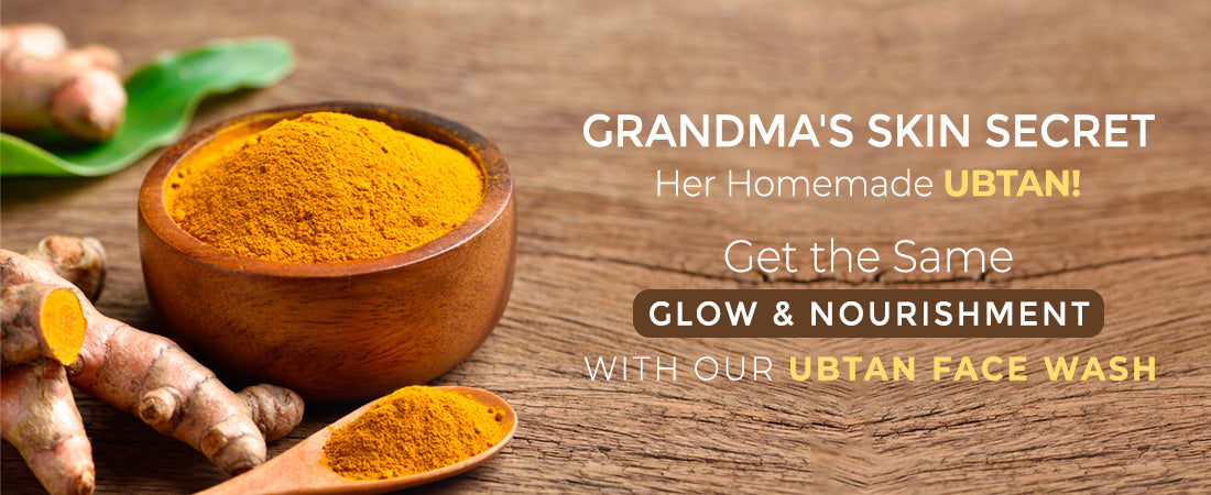 Grandma's skin secret - her homemade ubtan! Get the same glow and nourishment with our Ubtan Facewash.