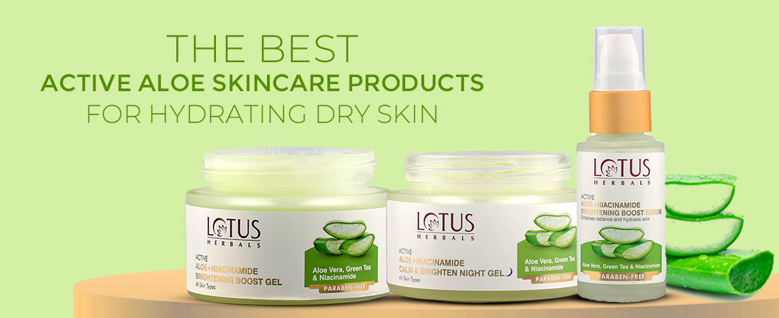 The best active aloe skincare products for hydrating dry skin