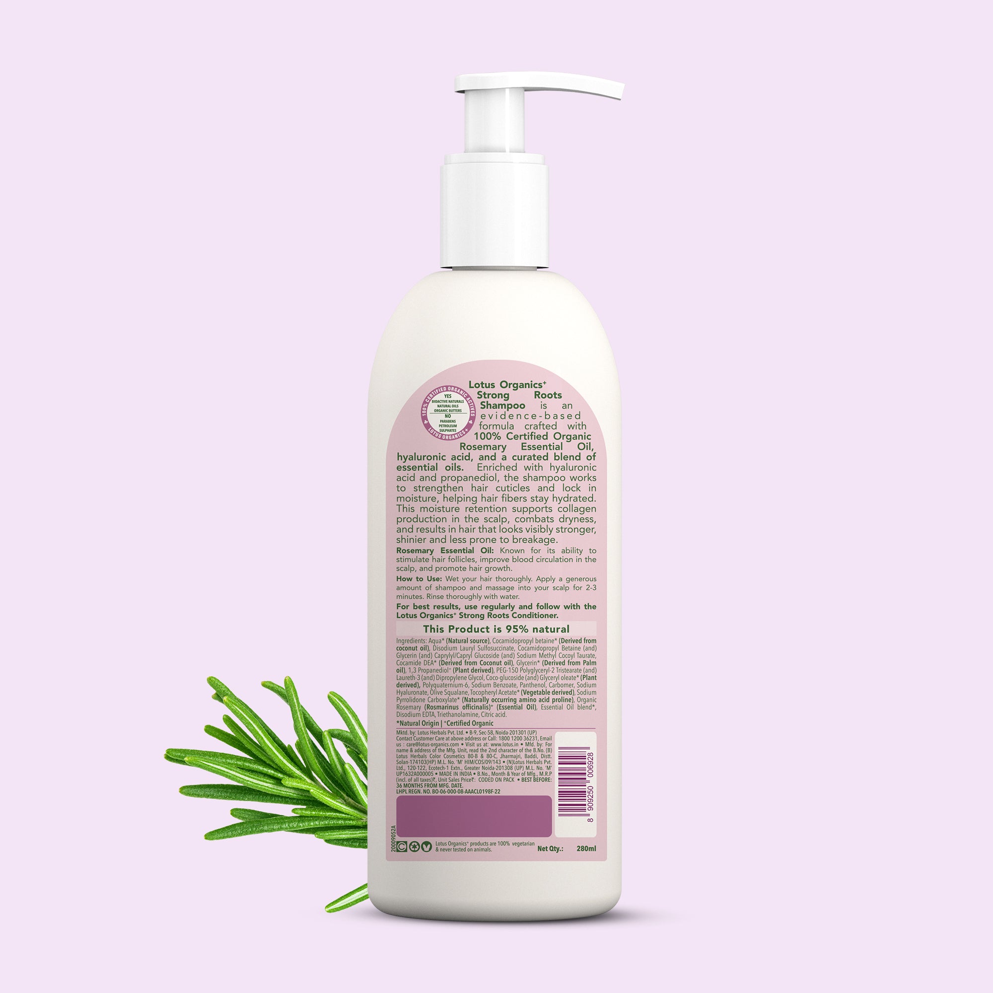 Lotus Organics+ Strong Roots Shampoo