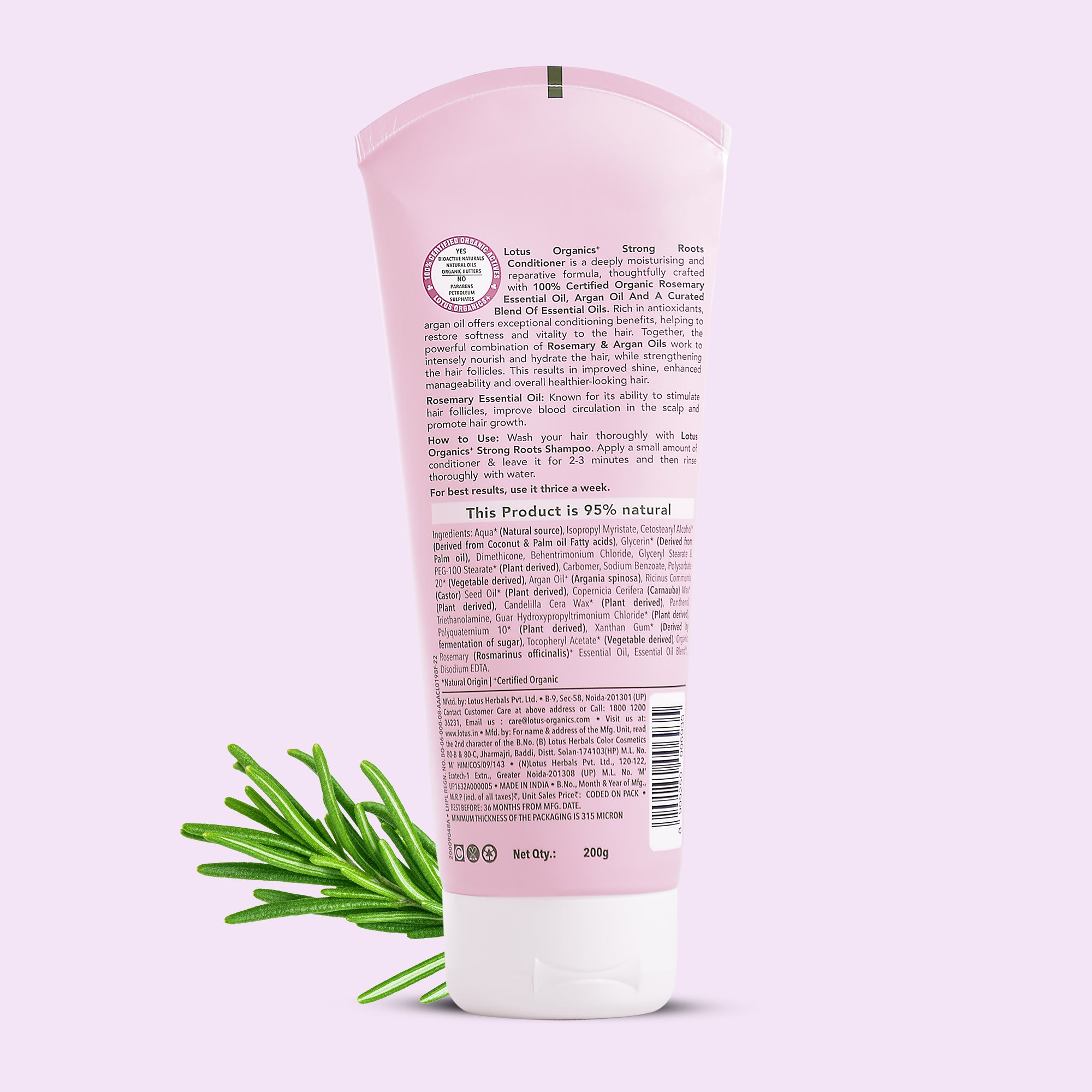 Lotus Organics+ Strong Roots Conditioner