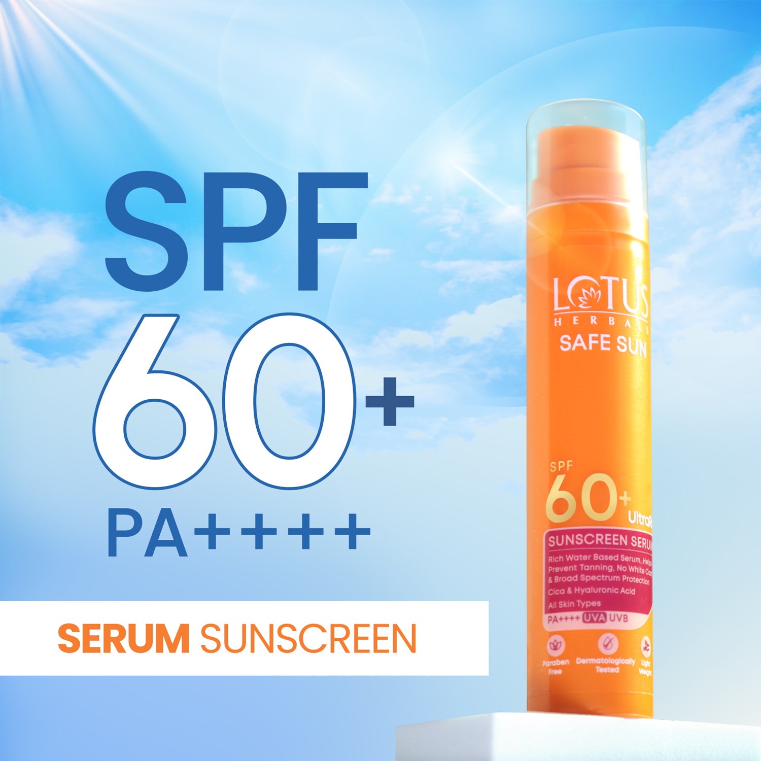 Safesun UltraRX Sunscreen Serum SPF 60 PA++++
