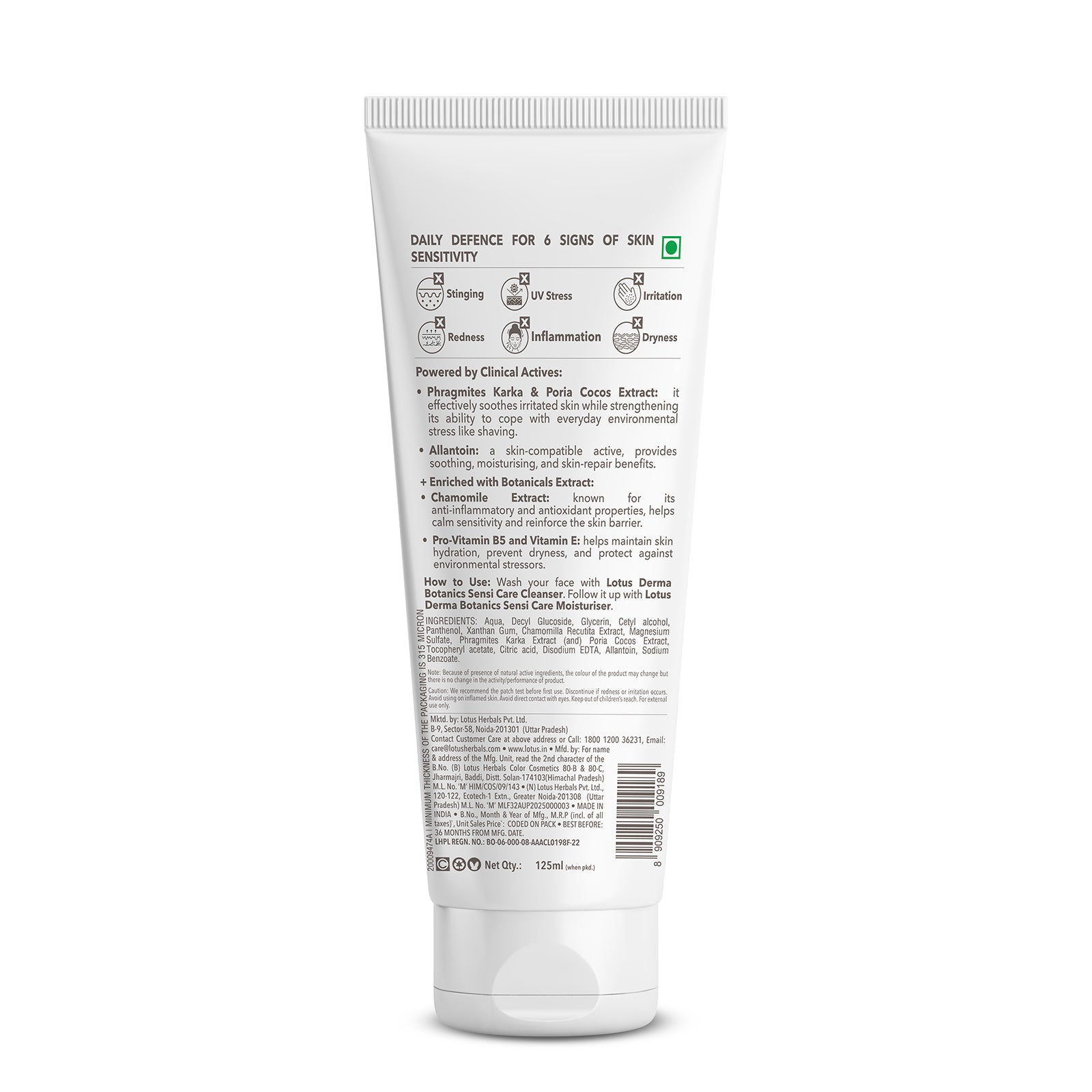 Lotus Derma Botanics Sensi Care Cleanser