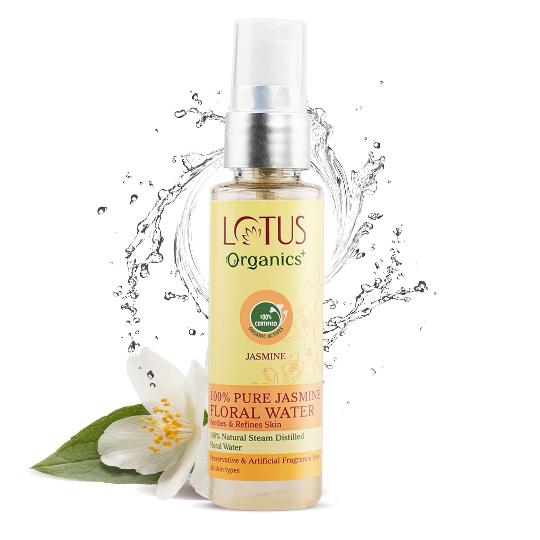 100% PURE JASMINE FLORAL WATER - Lotus Organics