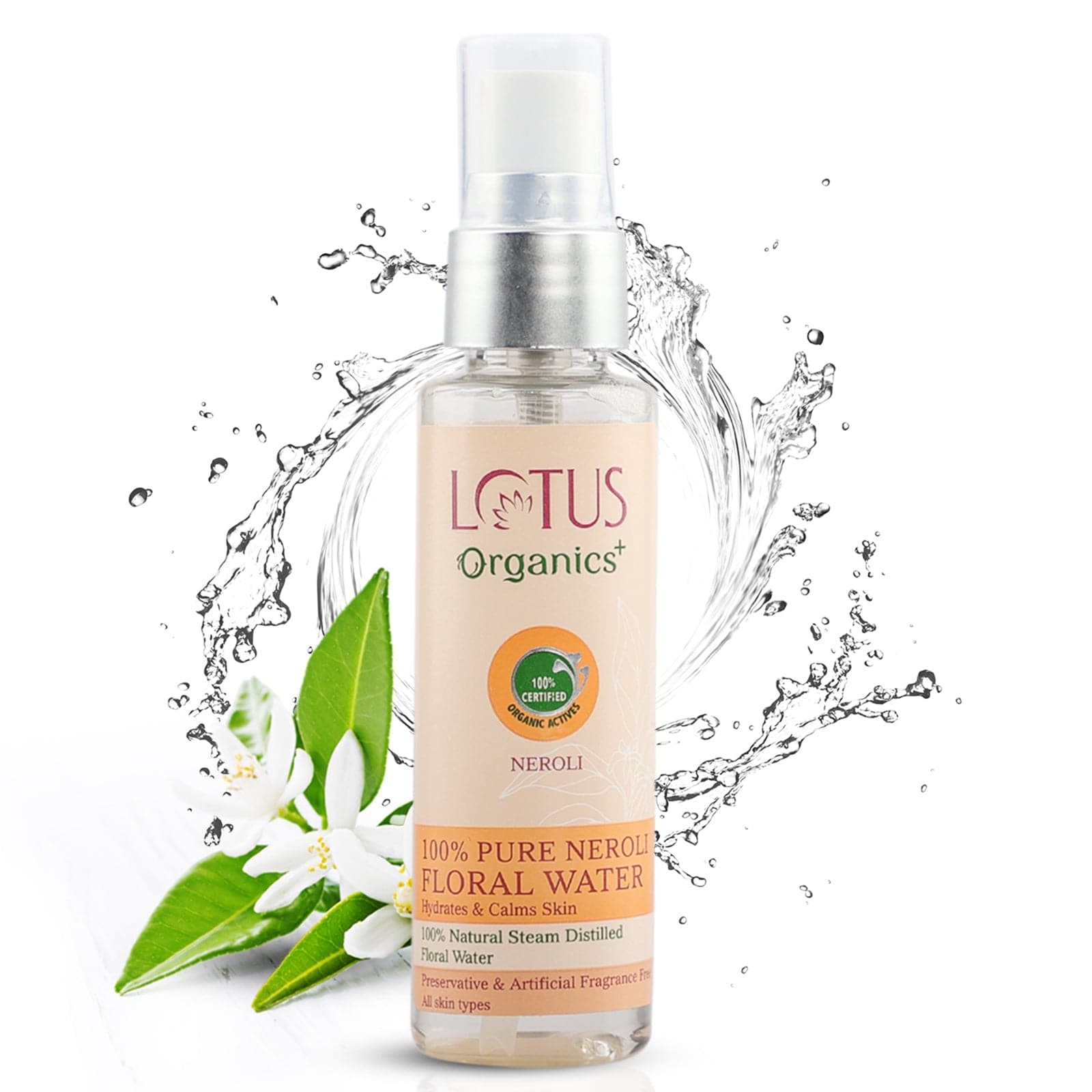 100% PURE NEROLI FLORAL WATER - Lotus Organics