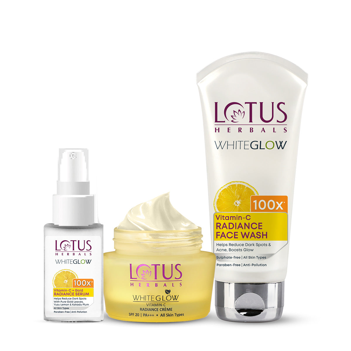 WhiteGlow Vitamin-C + Gold Radiance Regime