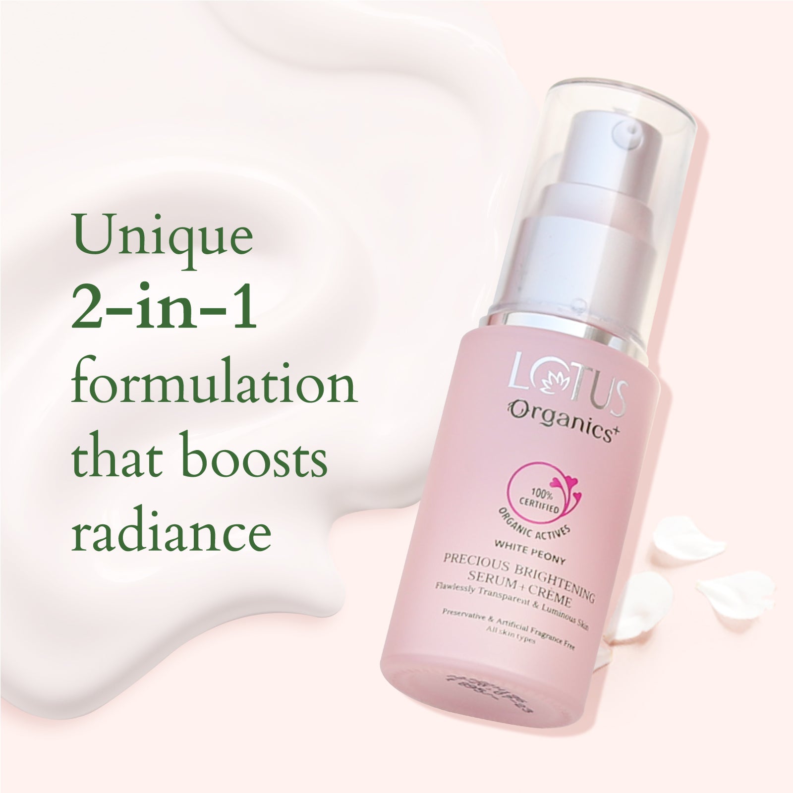 Lotus Precious Brightening Serum+ Creme