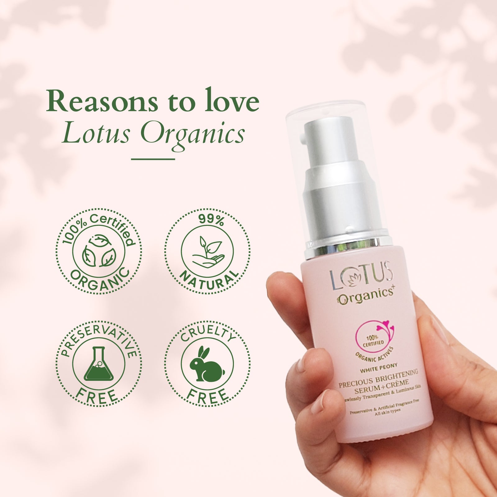 Lotus Precious Brightening Serum+ Creme