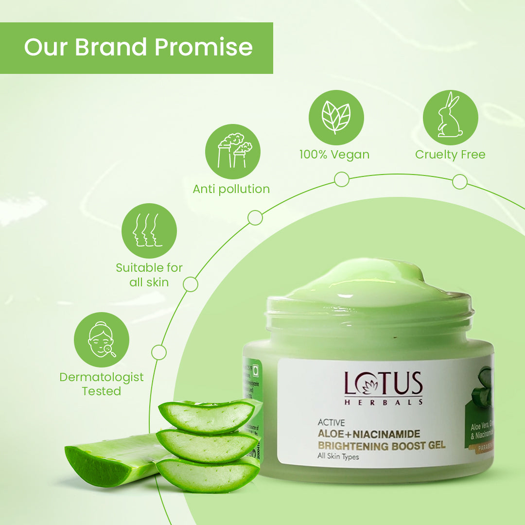 Active Aloe + Niacinamide Brightening Boost Gel