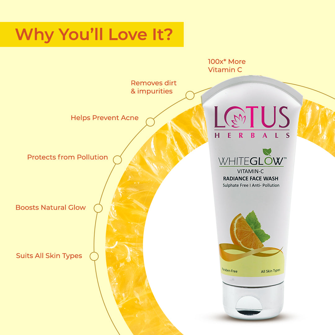 WhiteGlow Vitamin-C Radiance Facewash