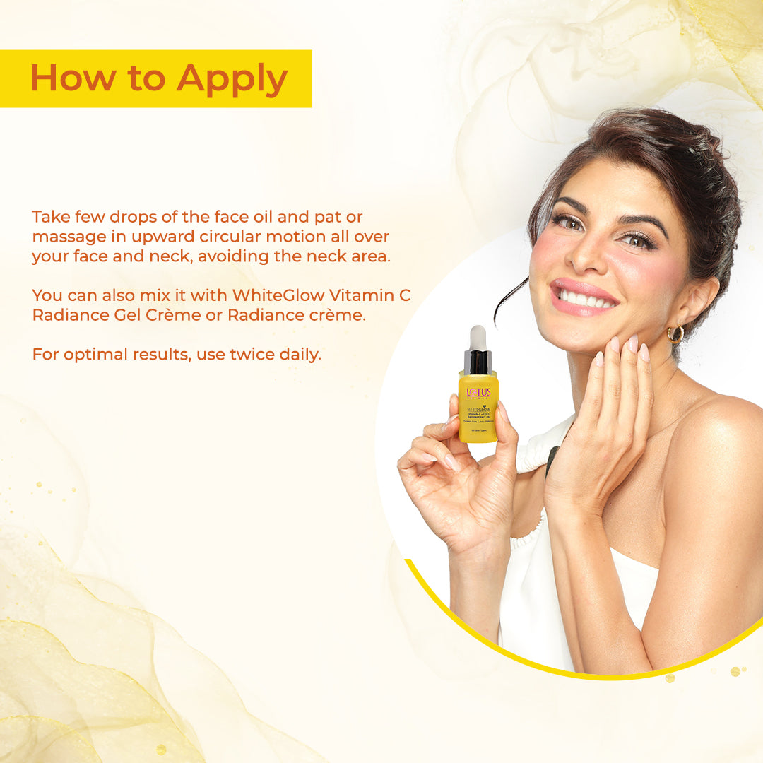 WhiteGlow Vitamin-C + Gold Radiance Face Oil