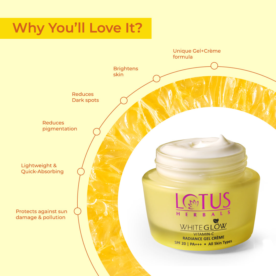 WhiteGlow Vitamin-C Radiance Gel Creme SPF 20 PA+++